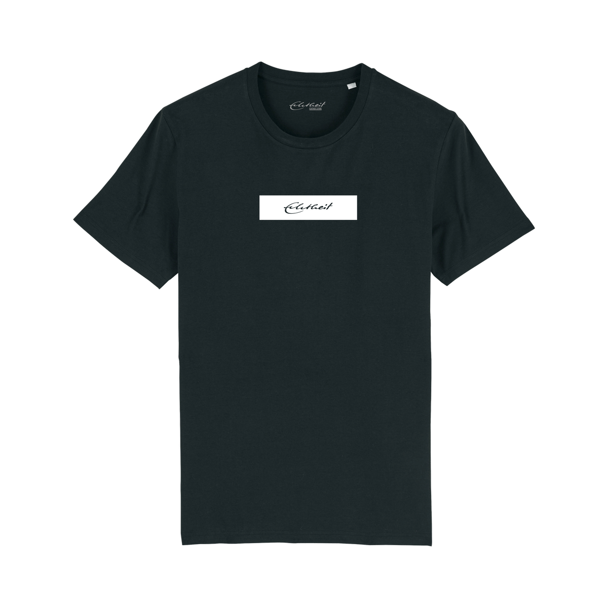 T-Shirt - Echtheit Schriftzug Block Brust - weiß