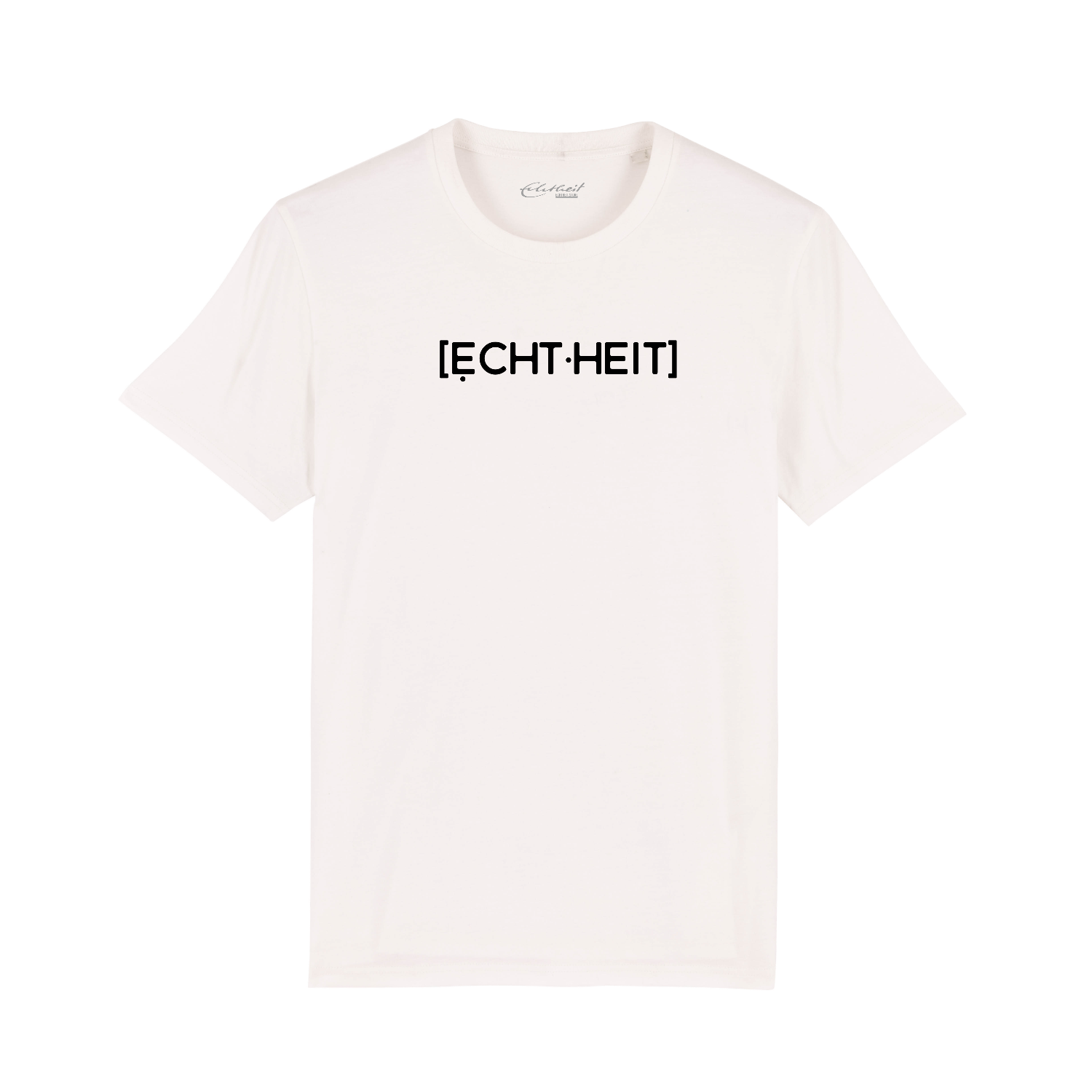 T-shirt - authentic phonetic transcription chest - black