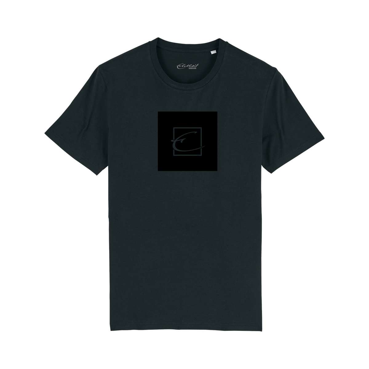 T-Shirt - Echtheit Logo Block - schwarz