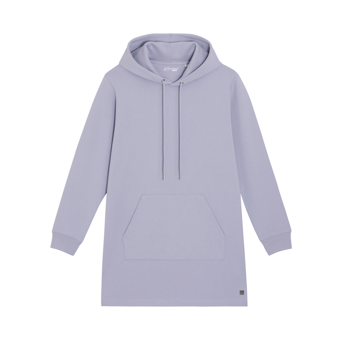 Hoodiekleid - Echtheit Schriftzug Rücken groß - weiß