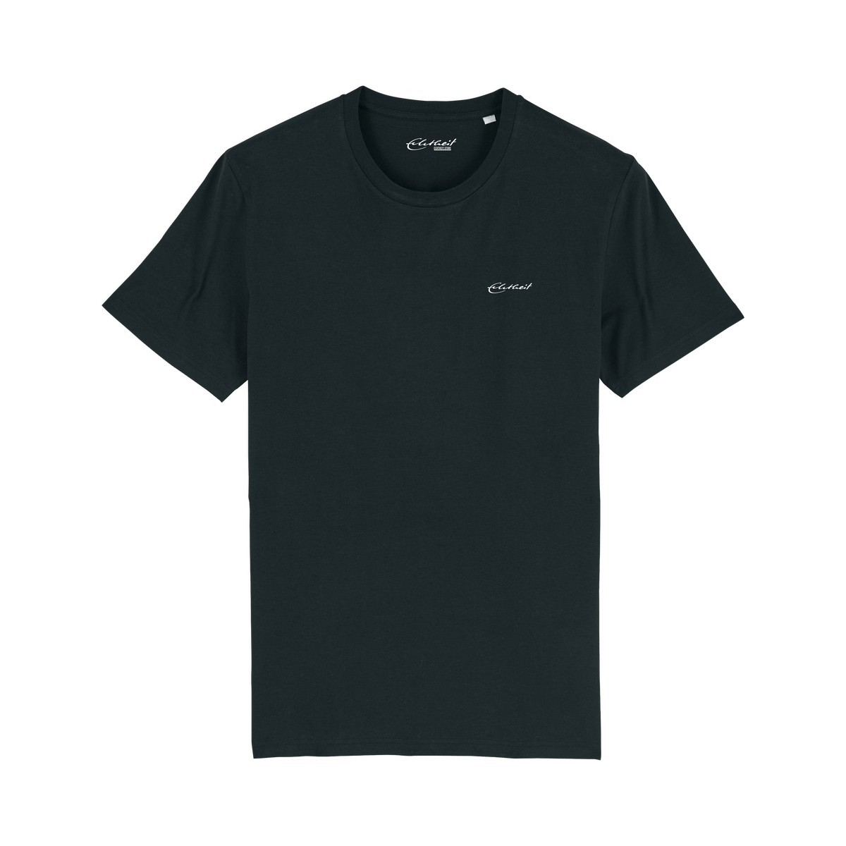 T-Shirt - Echtheit Schriftzug Brust - weiß